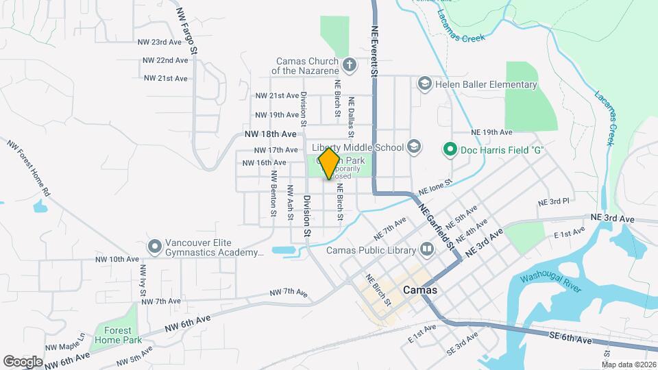 1428 NE Adams St Mapa y Detalles de la Ubicación