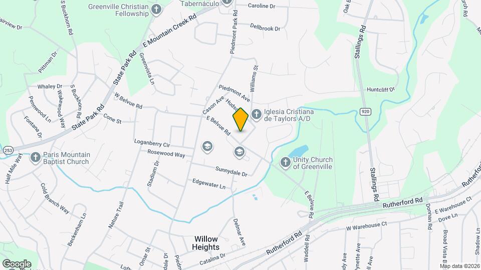 25 E Belvue Rd Map and Location Details