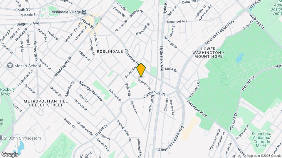 36 Seymour St, Unit 1 Mapa y Detalles de la Ubicación