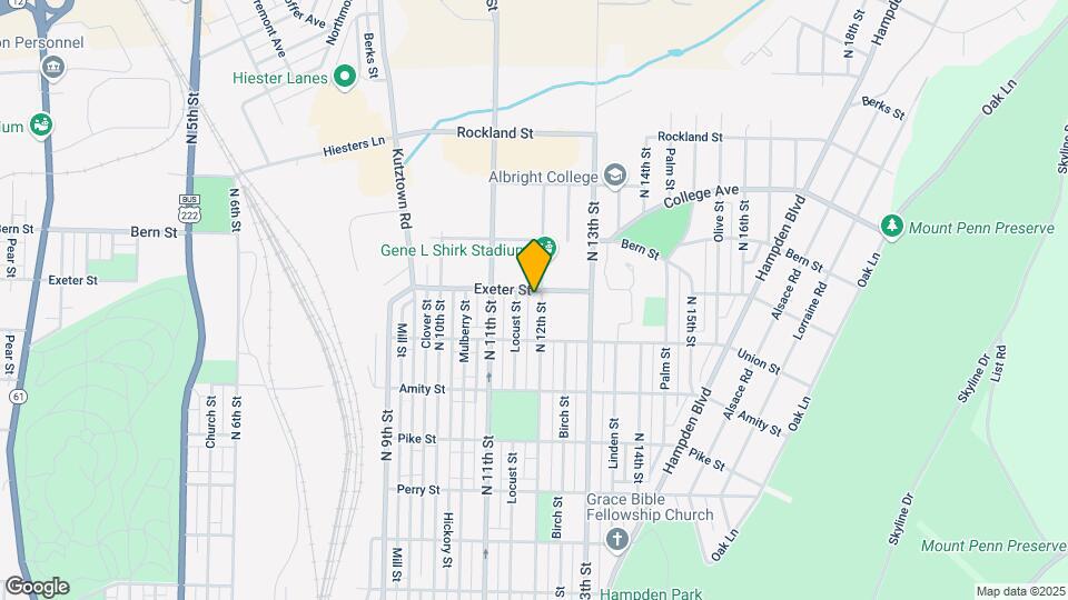 1626 N 12th St Map and Location Details