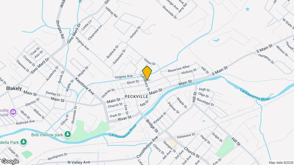 454 Hickory St Map and Location Details