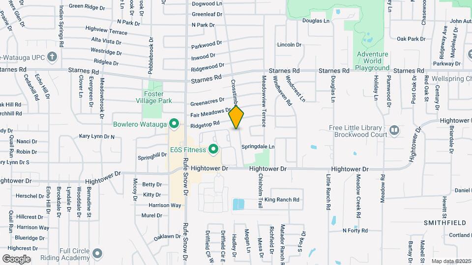 7043 Crosstimbers Ln Map and Location Details