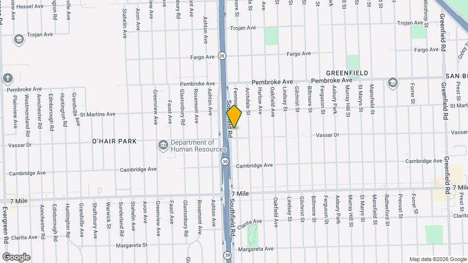 19425 Fenmore St Mapa y Detalles de la Ubicación