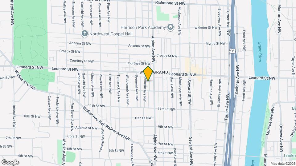 1126 Jennette Ave NW Map and Location Details