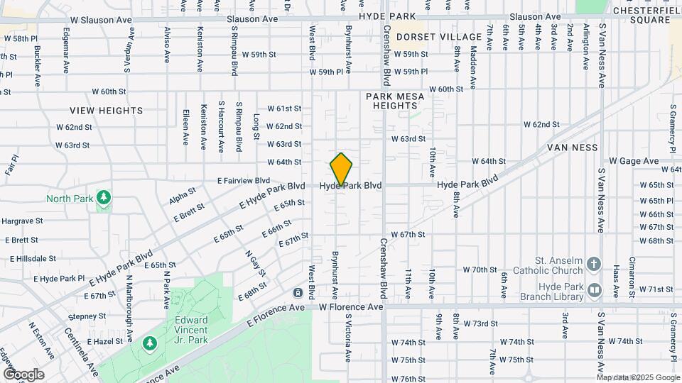 6510 Brynhurst Ave Mapa y Detalles de la Ubicación