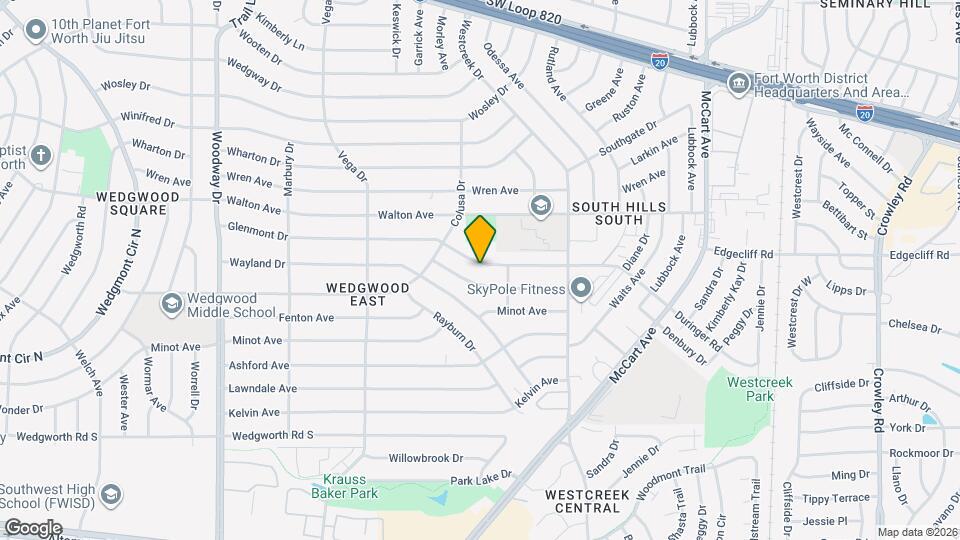 3417 Glenmont Dr Map and Location Details