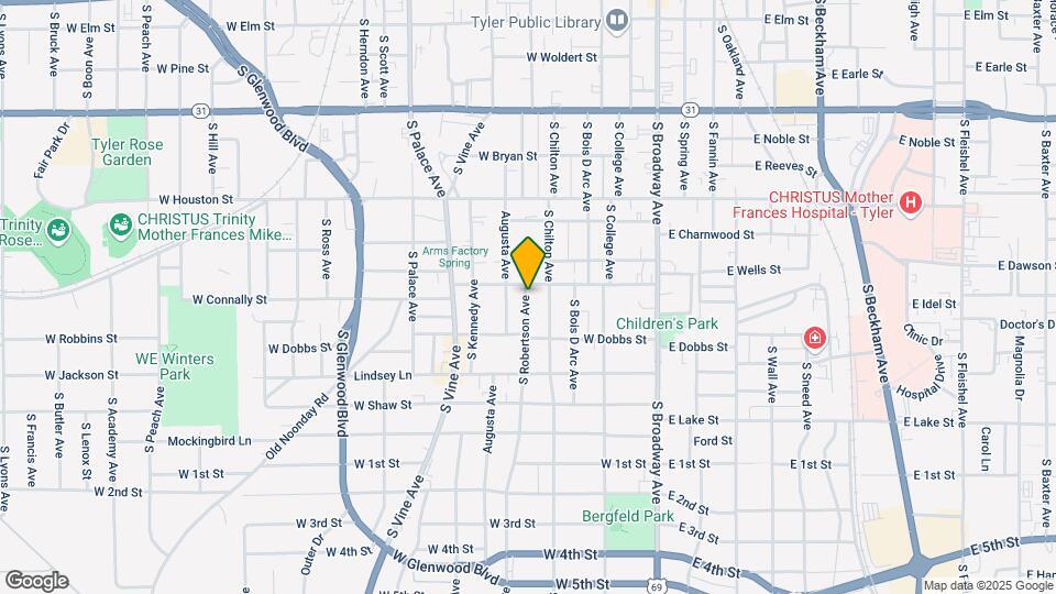 808 S Robertson Ave Map and Location Details