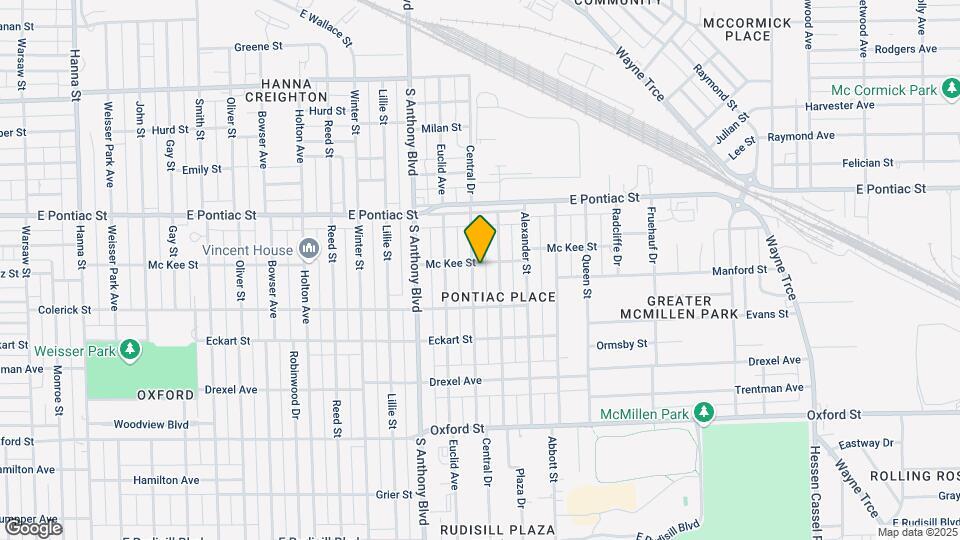 2905 Central Dr Map and Location Details