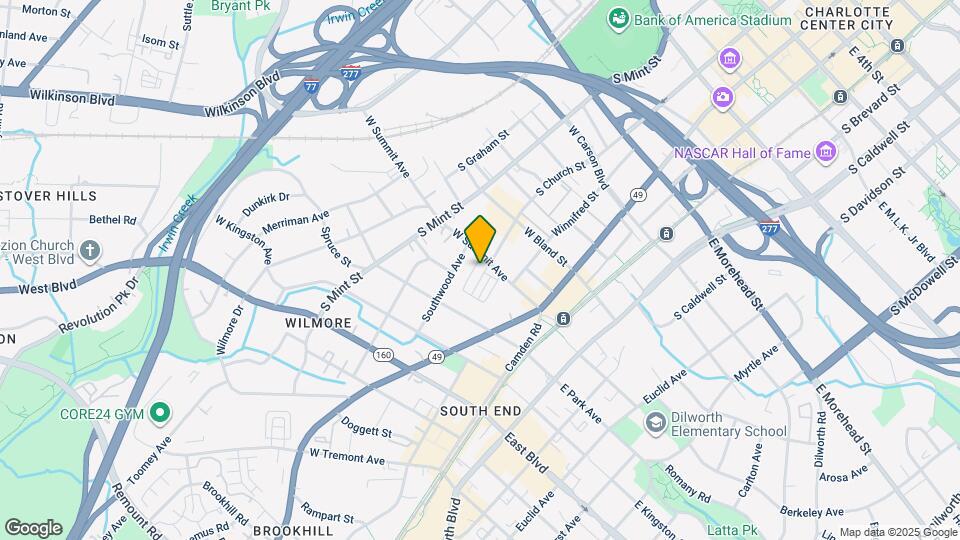 1530 S Church St Map and Location Details