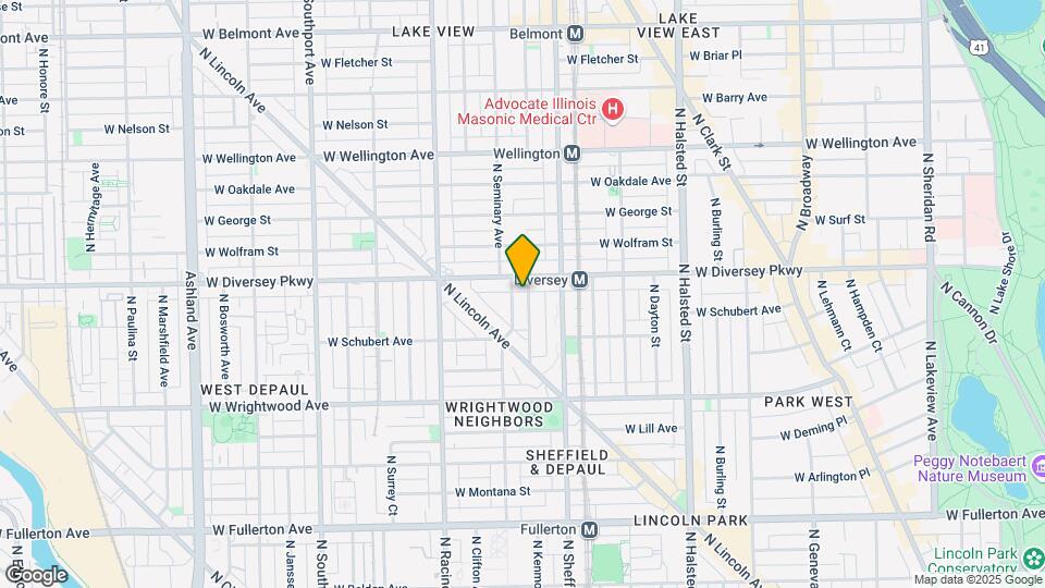 2774 N Kenmore Ave, Unit J04P Map and Location Details