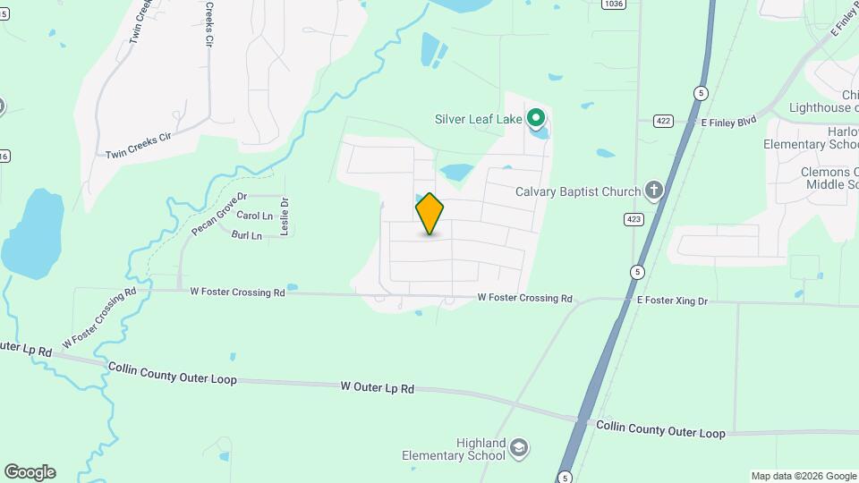 1100 Bois D'Arc Ln Map and Location Details