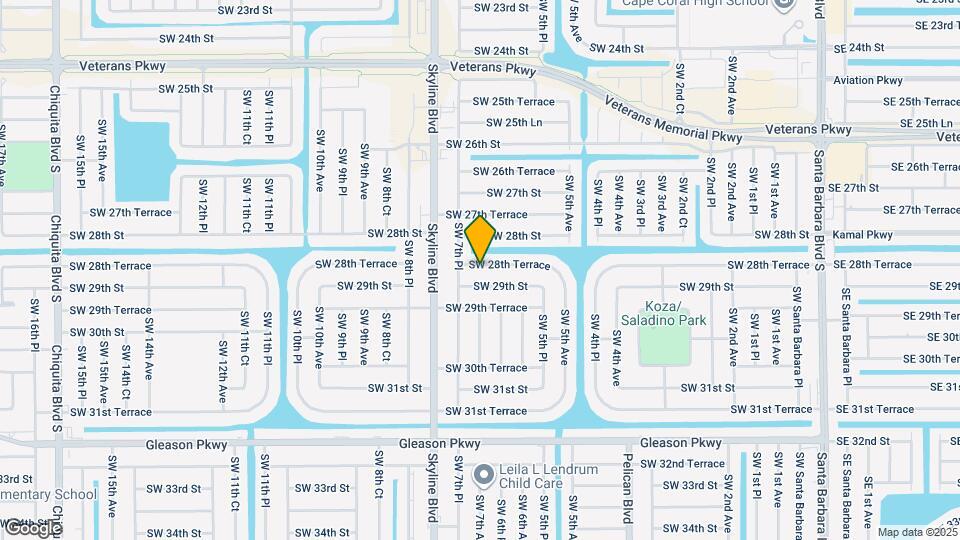 630 SW 28th Terrace Map and Location Details