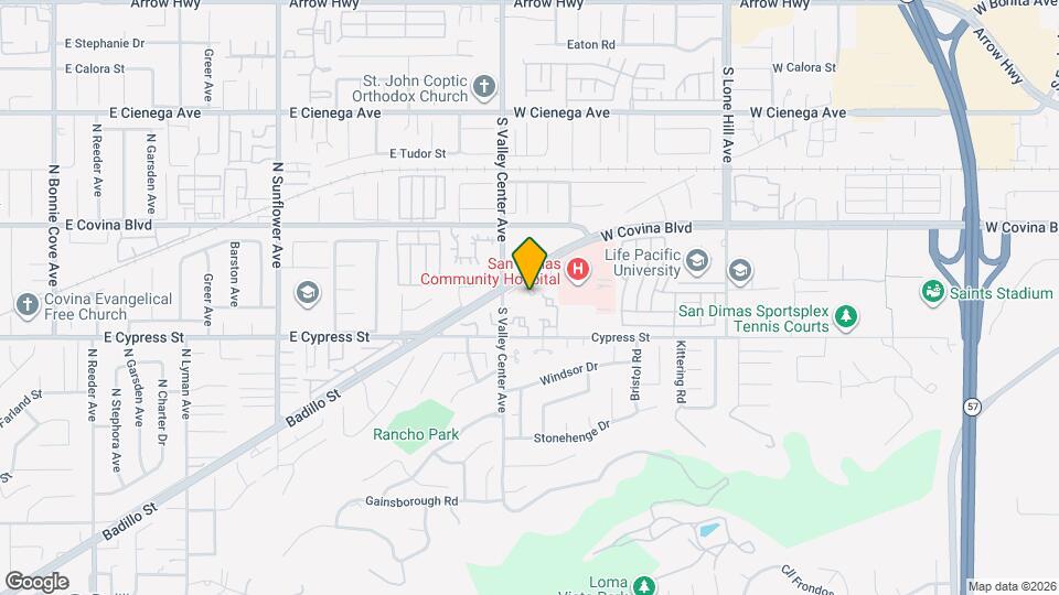 1417 Cypress St Map and Location Details