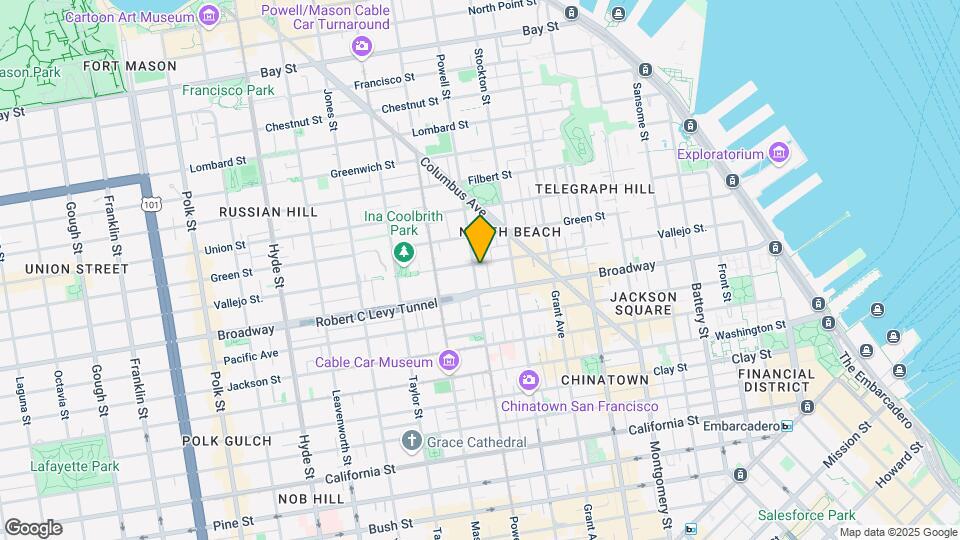 1466 Powell St Map and Location Details