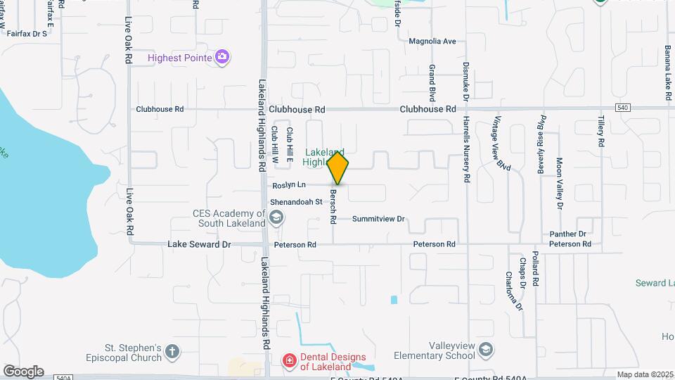 2405 Roslyn Ln Map and Location Details