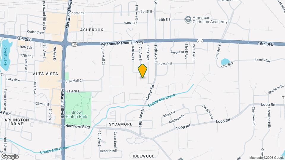 1821 17th Ave E Map and Location Details