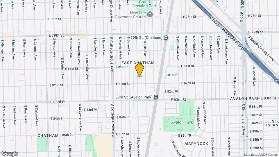 8141 S Ingleside Ave Map and Location Details
