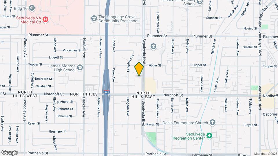 9201 Sepulveda Blvd Mapa y Detalles de la Ubicación