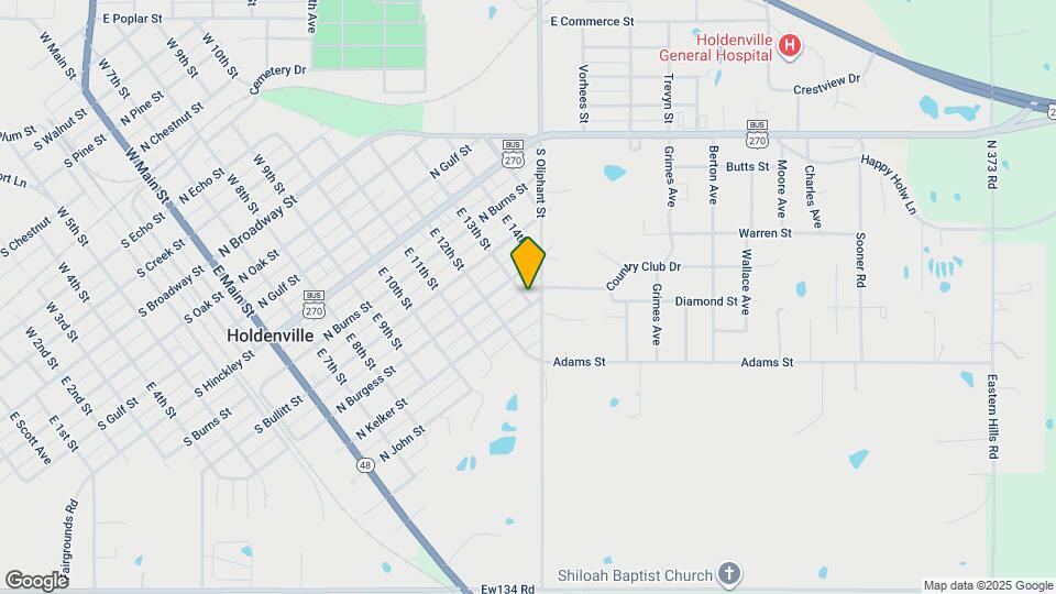 724 E 13th St Map and Location Details