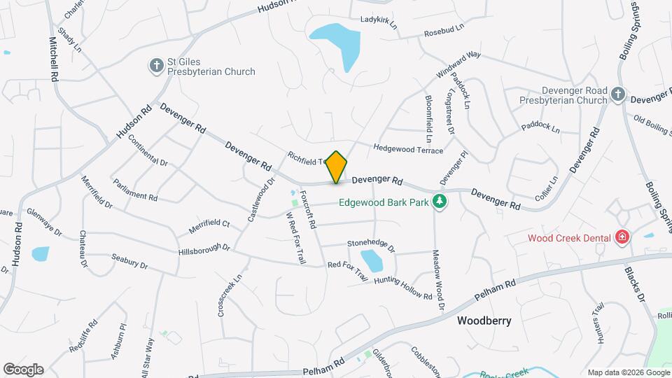 512 Devenger Rd Map and Location Details
