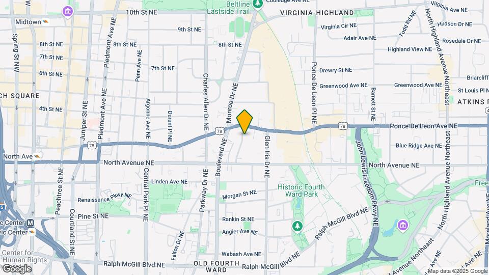 673 Kennesaw Ave NE-Unit -Unit 2 Map and Location Details
