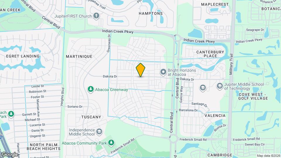 1212 Dakota Dr Mapa y Detalles de la Ubicación