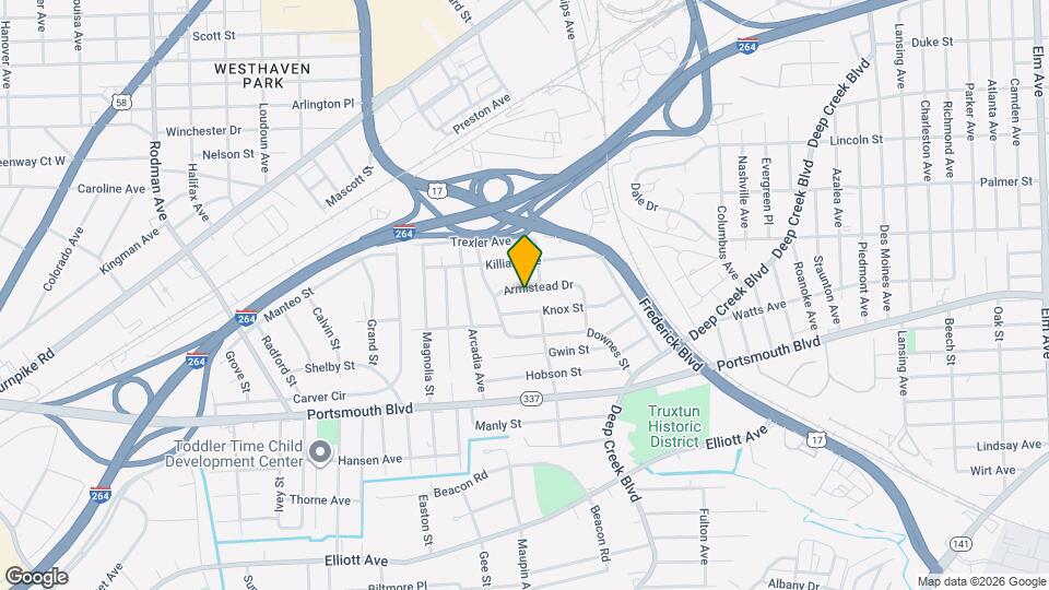 3309 Armistead Dr Map and Location Details