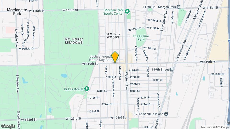 2449 W 119th St Map and Location Details