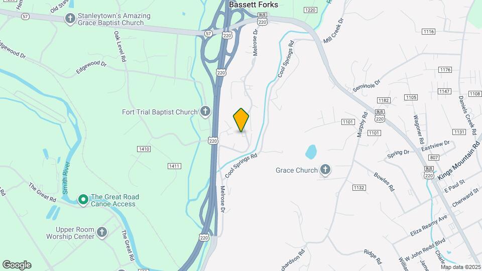 638 Melrose Dr Mapa y Detalles de la Ubicación