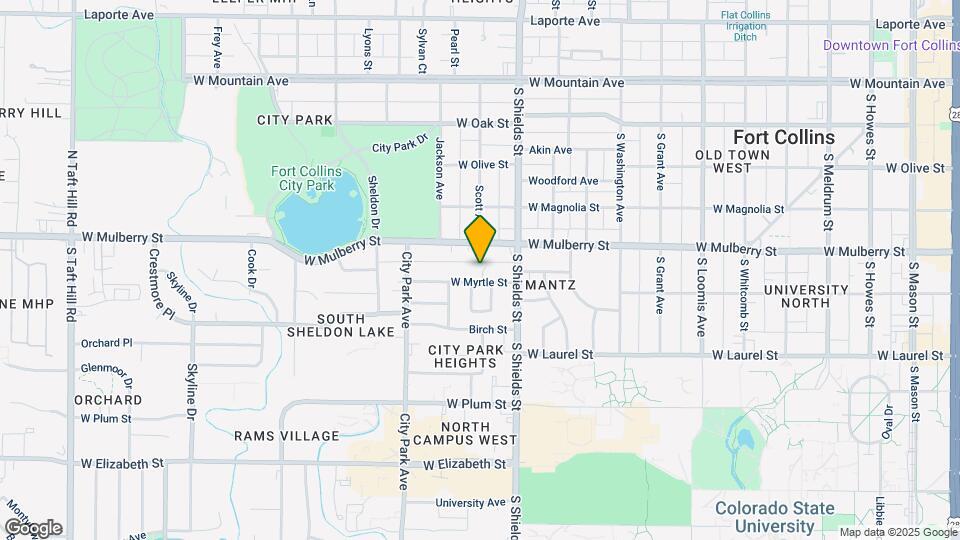 1140 W Myrtle St Map and Location Details