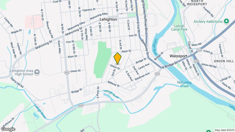 381-383-383 S 3rd St Map and Location Details