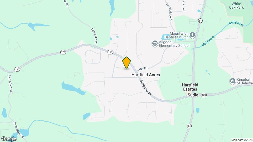 120 Paces Meadows Ln Map and Location Details