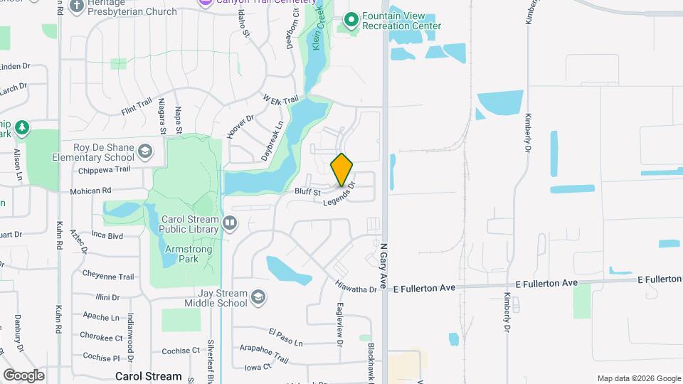 712 Legends Dr Mapa y Detalles de la Ubicación