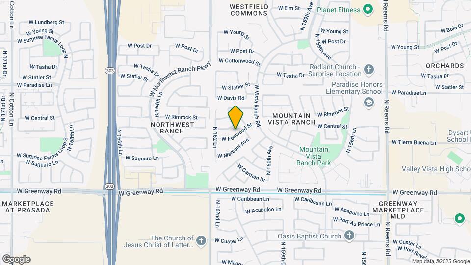 16168 W Ironwood St Map and Location Details