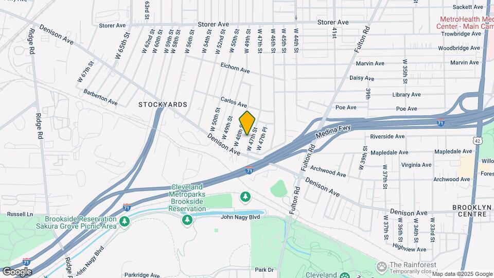 3644 W 47th St Map and Location Details