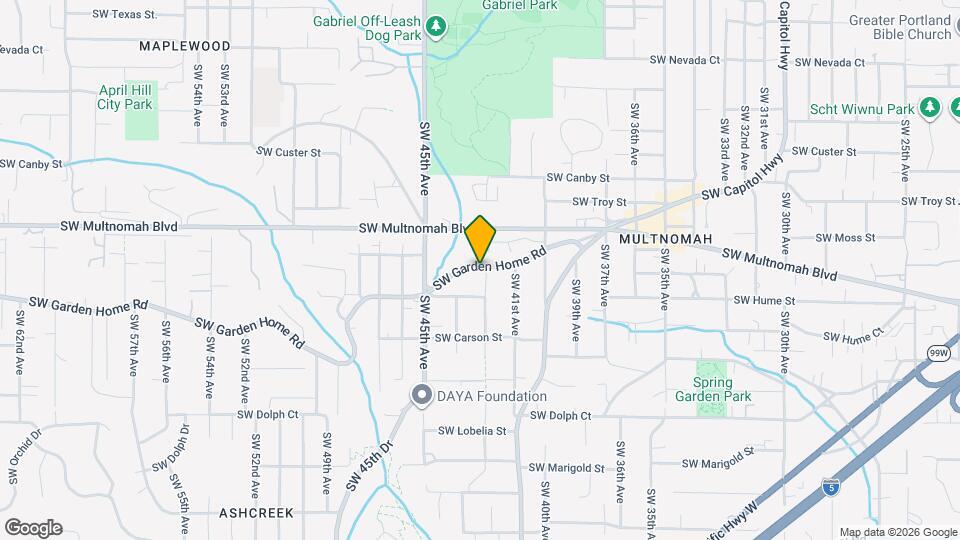 4210 SW Garden Home Rd Map and Location Details
