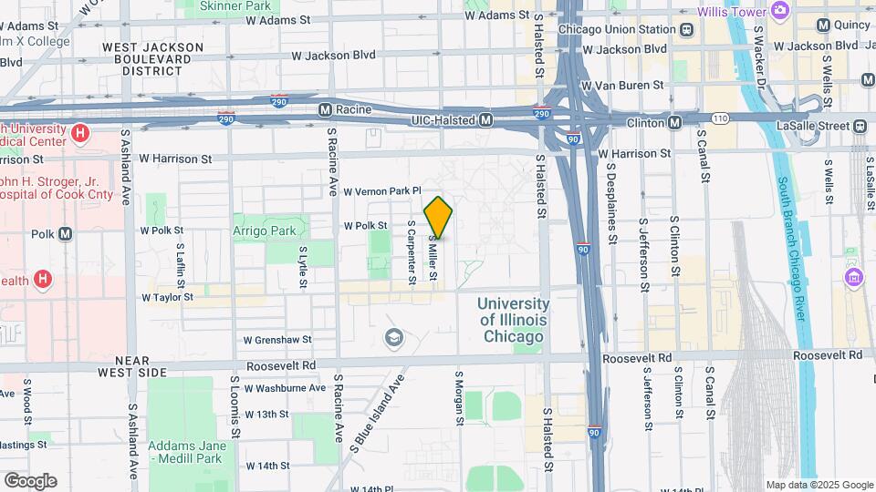 825 S Miller St Map and Location Details