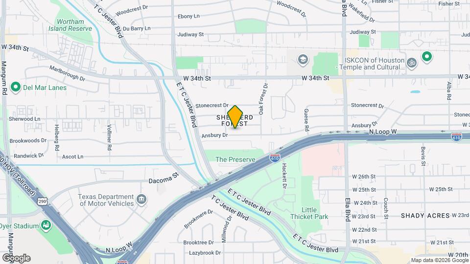 2206 Ansbury Dr Map and Location Details