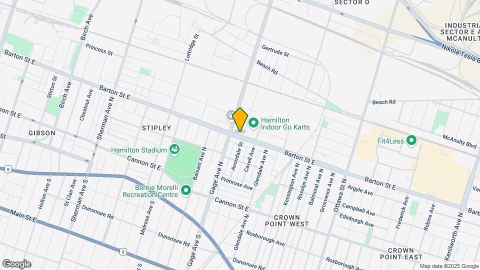 903 Barton St E Map and Location Details