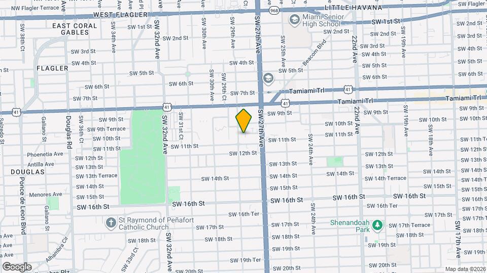 1044 SW 28th Ave Mapa y Detalles de la Ubicación