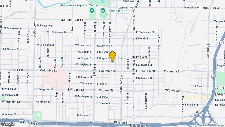 210 E Maryland St Map and Location Details