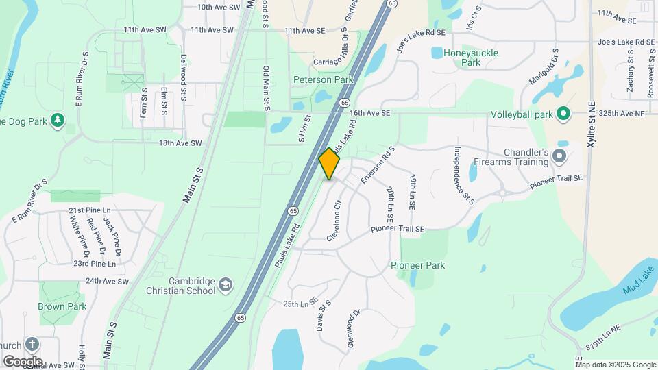 2106 Cleveland Ln S Map and Location Details