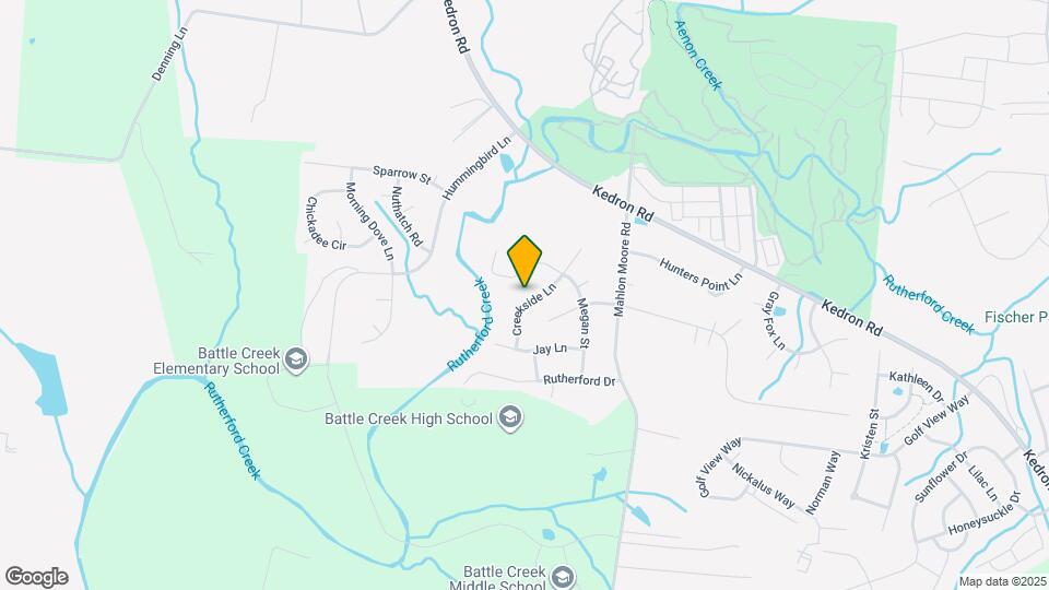 419 Creekside Ln Map and Location Details