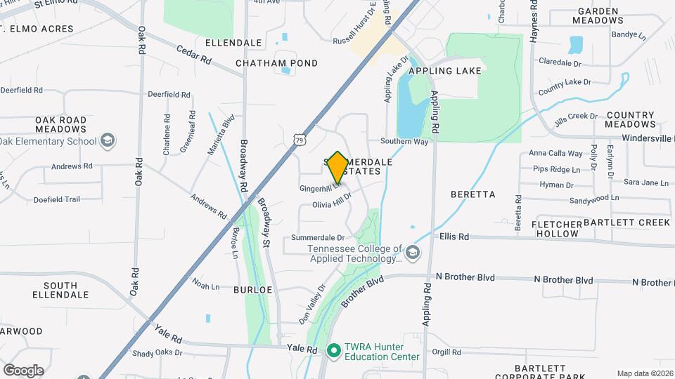 7481 Gingerhill Ln Map and Location Details