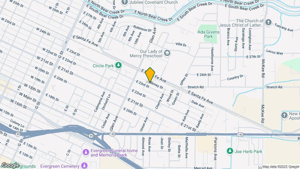 946 East 23rd - Triplex Map and Location Details