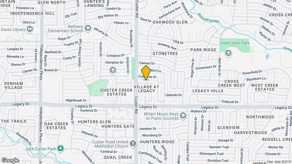 2113 Broadstone Dr Map and Location Details