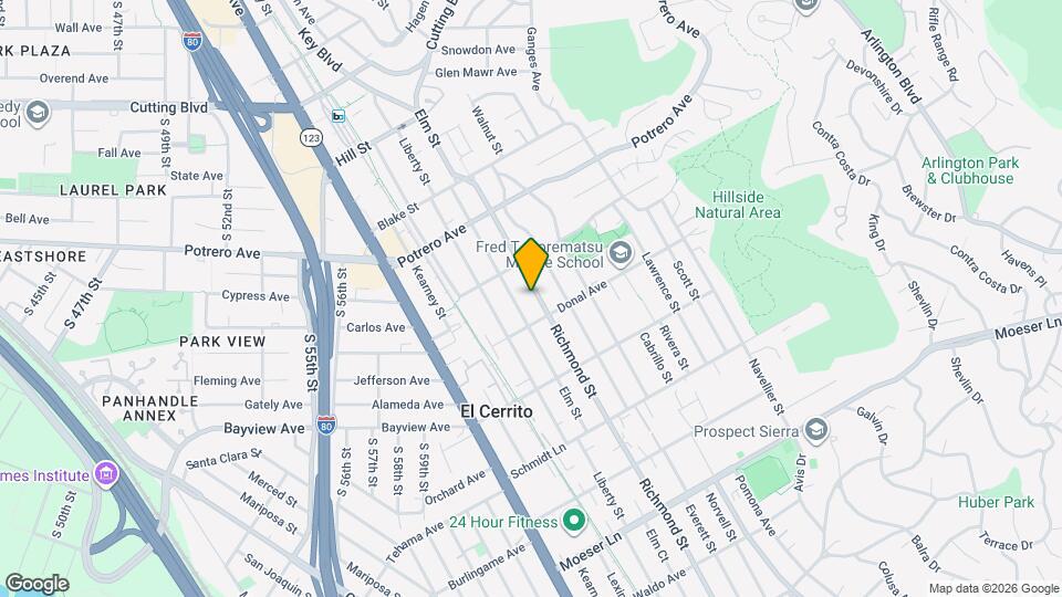 1417 Richmond St, Unit 1417 Richmond street EL Cerrito CA 94530 Mapa y Detalles de la Ubicación