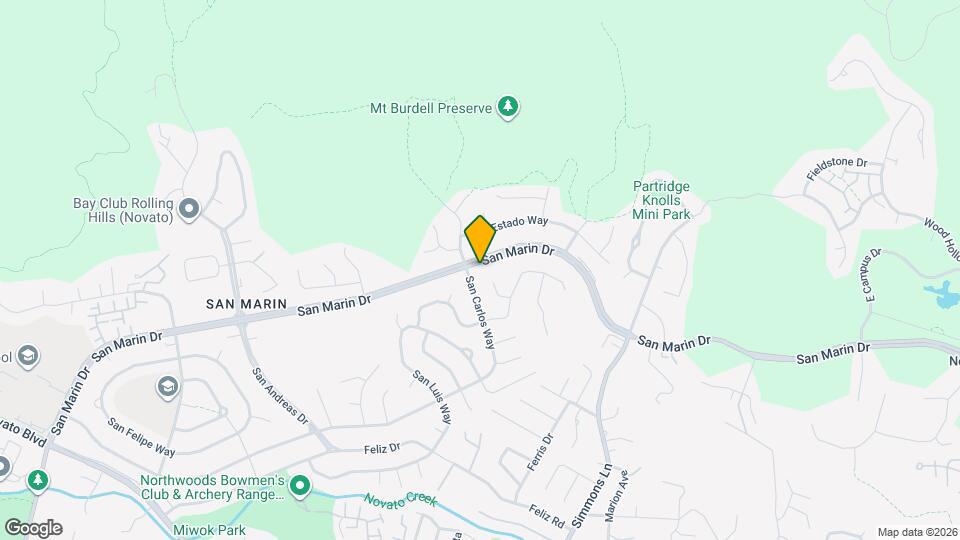 404 San Marin Dr Map and Location Details