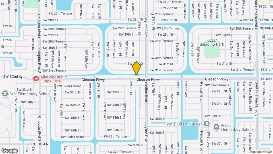 823 Gleason Pkwy, Unit 2 Map and Location Details