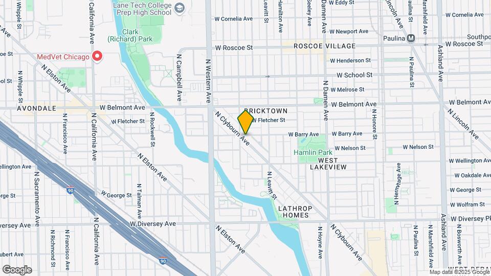 2245 W Barry Ave Map and Location Details